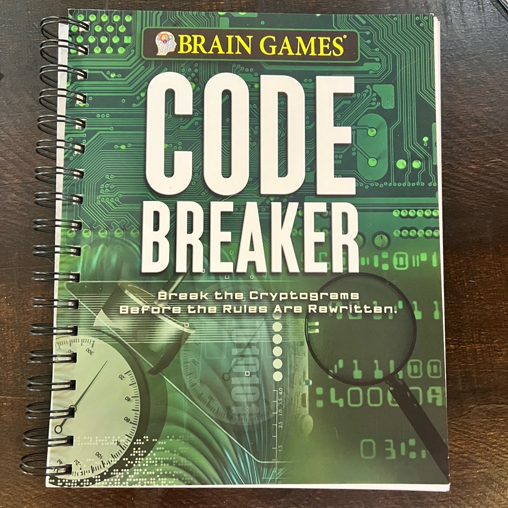 Code Breaker: break the cryptograms before the rules are rewritten